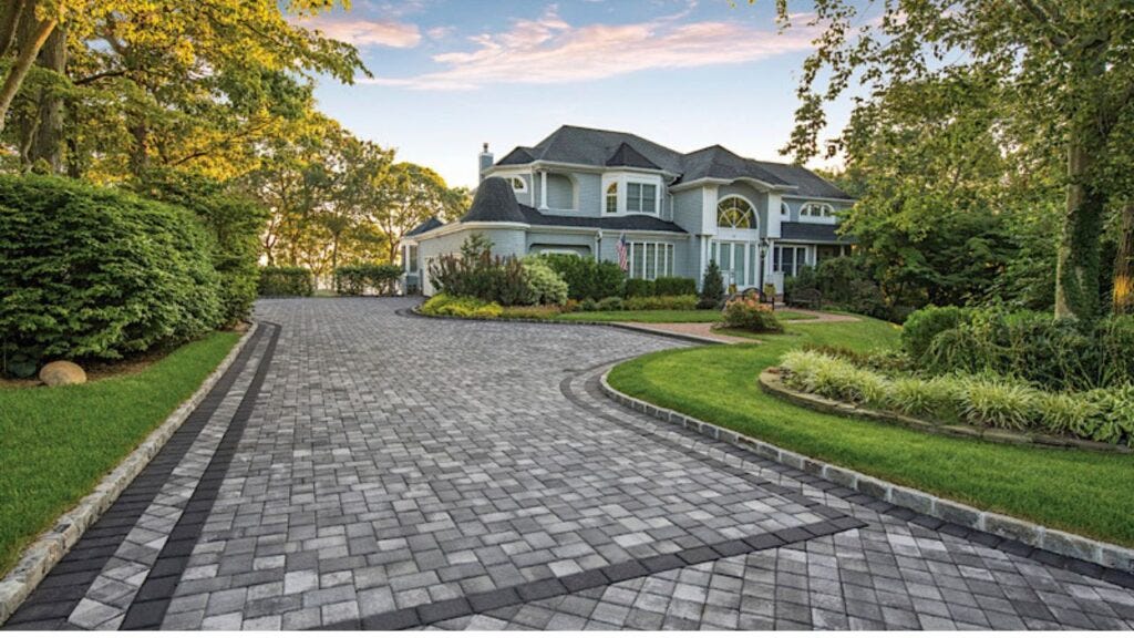 Driveway grid pavers