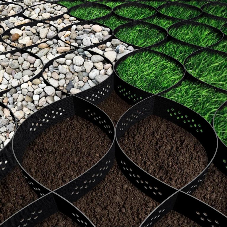 Gravel grass system eco paving friendly grid parking driveways finish or