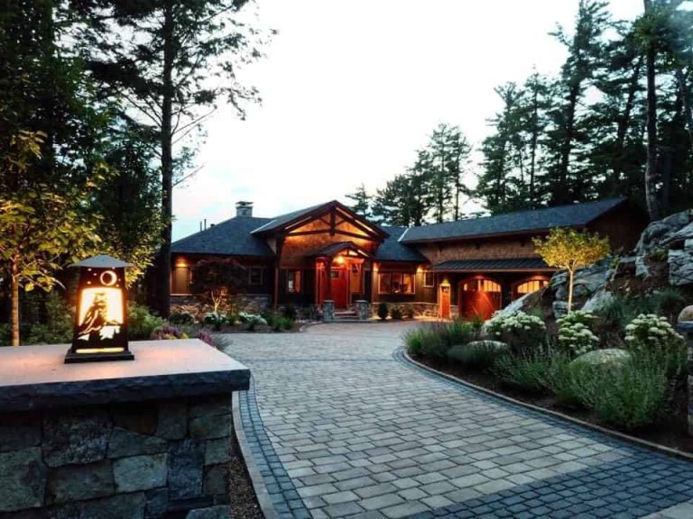 Permeable resin driveway
