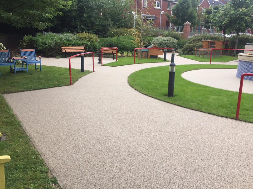 Porous resin bound gravel