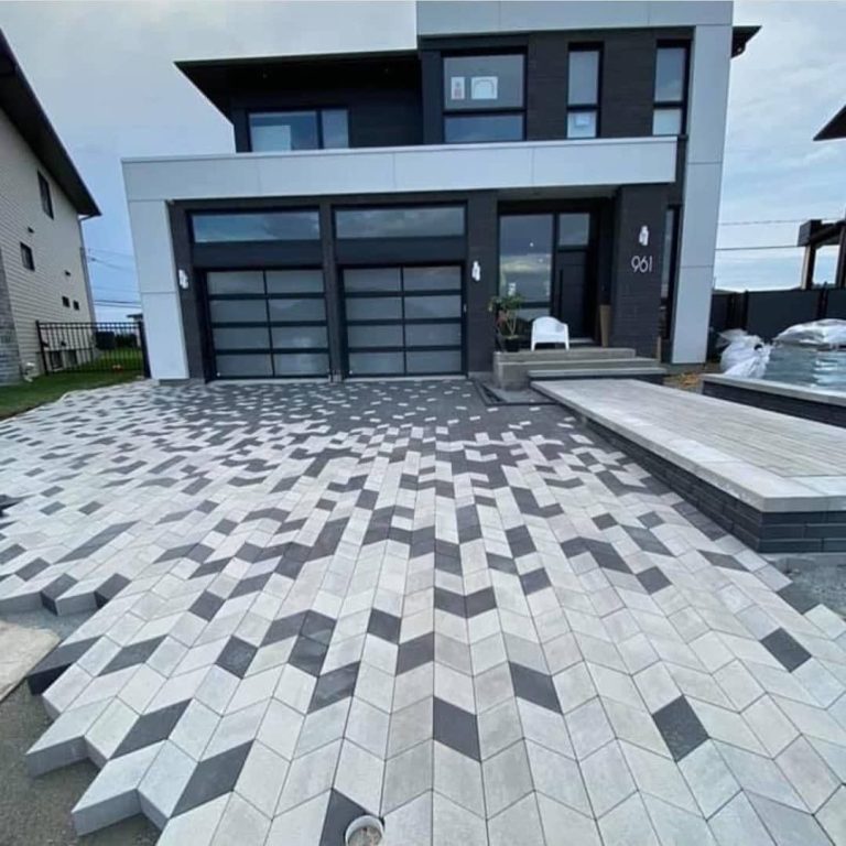 Driveway grid pavers