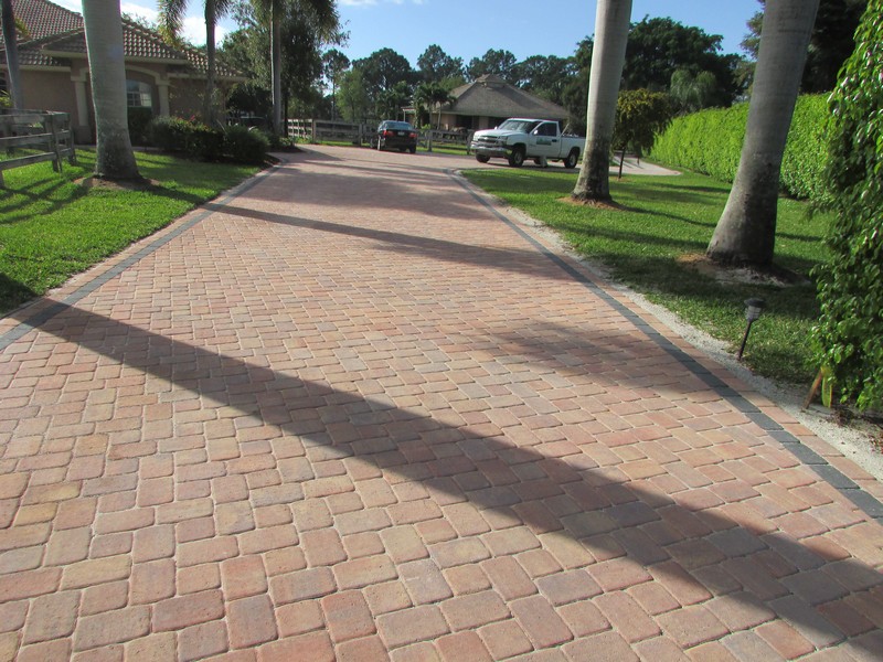 Grid pavers for driveway